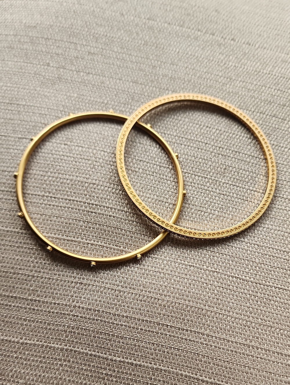 Brighton Neptune's Rings Pave Bangle Set, Gold-Tone, NWOT